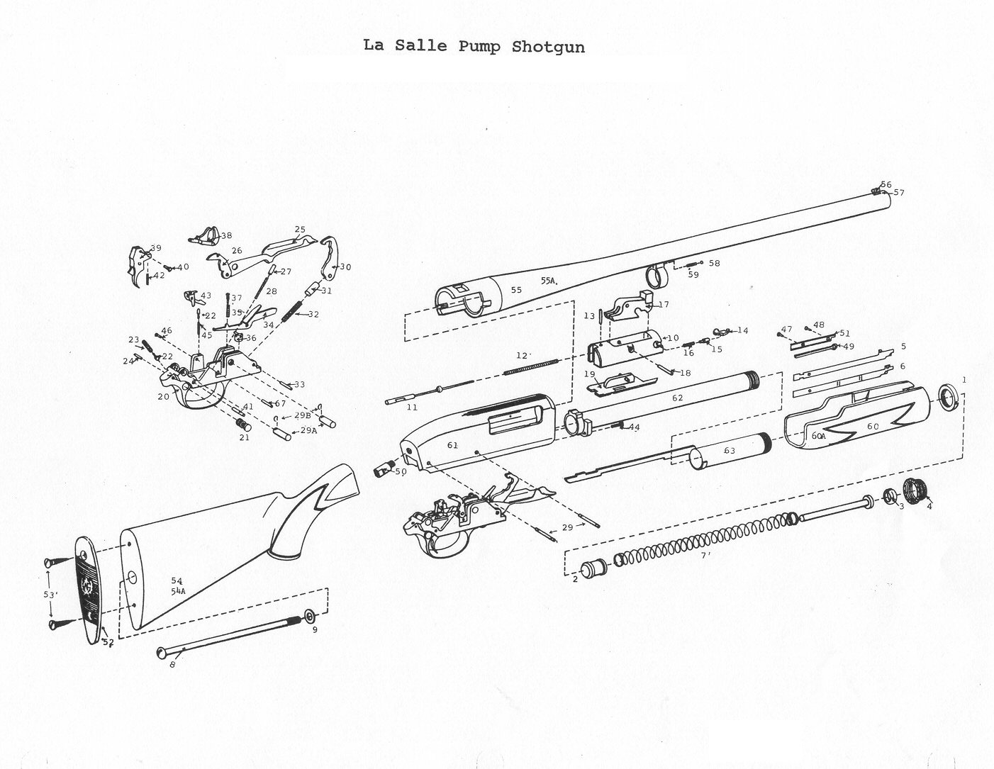 Parts Of A Pump Action Shotgun