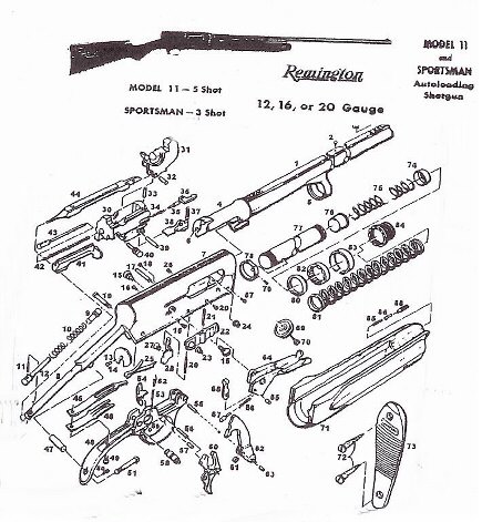 Remington 870 Shotgun Locking Block - New OEM Take-off Parts (Slide & Firing Parts)